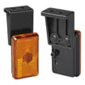 Miniatyrbillede 2 af 7: Sidemarkeringslygte rav 110x45x51mm