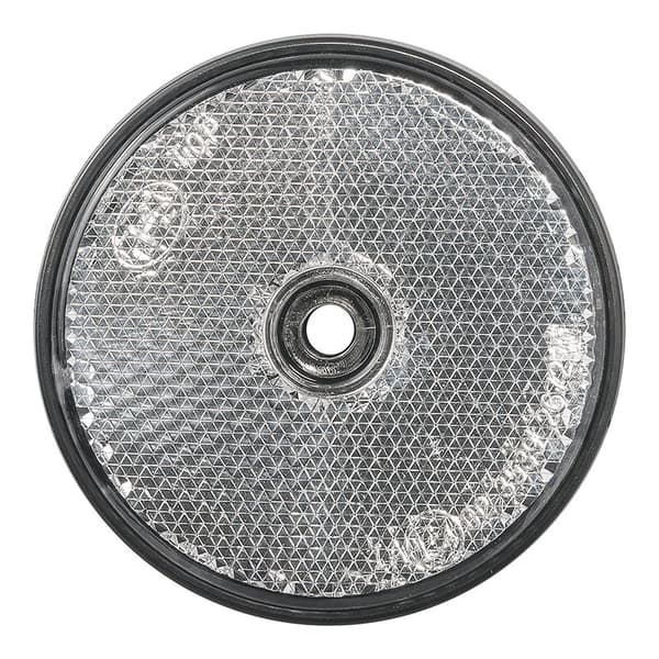 Reflektor hvit 60mm skru på