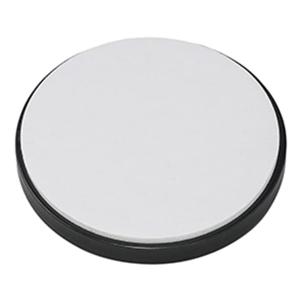 Keltainen 58mm itseliimautuva heijastin pohjalevyllä 2 kpl läpipainopakkauksessa