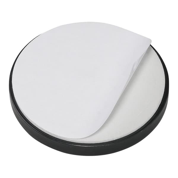 Keltainen 58mm itseliimautuva heijastin pohjalevyllä 2 kpl läpipainopakkauksessa