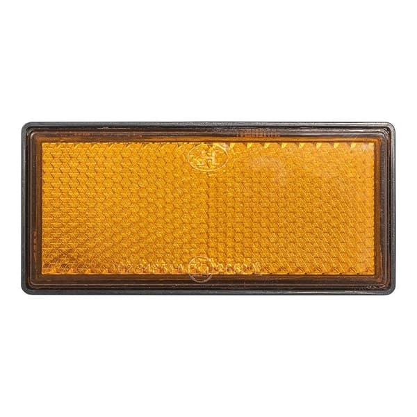 Reflektor rav 85x39mm selvklebende med bunnplate 2stk. i blemme