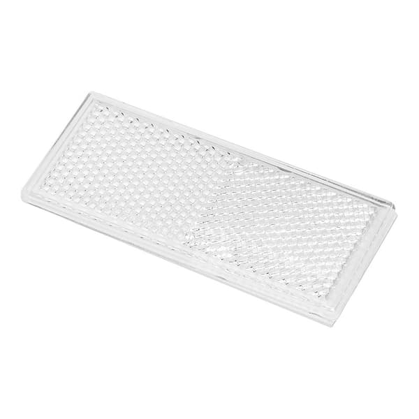 Heijastin valkoinen 82x36mm itseliimautuva 2 kpl läpipainopakkauksessa