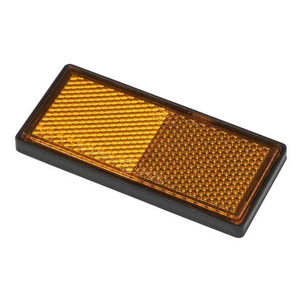 Reflektor rav 85x39mm selvklebende med bunnplate
