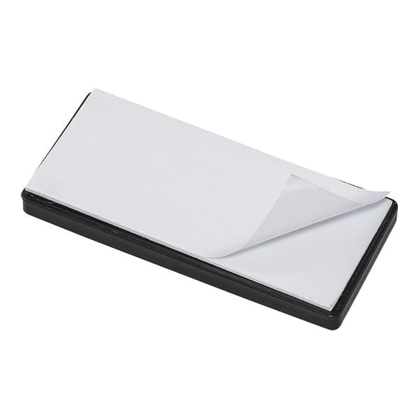 Reflektor rød 85x39mm selvklebende med bunnplate