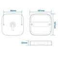 Miniatyrbilde 6 av 6: Baklykt 12V 5 funksjoner 107x107mm 8LED i blister