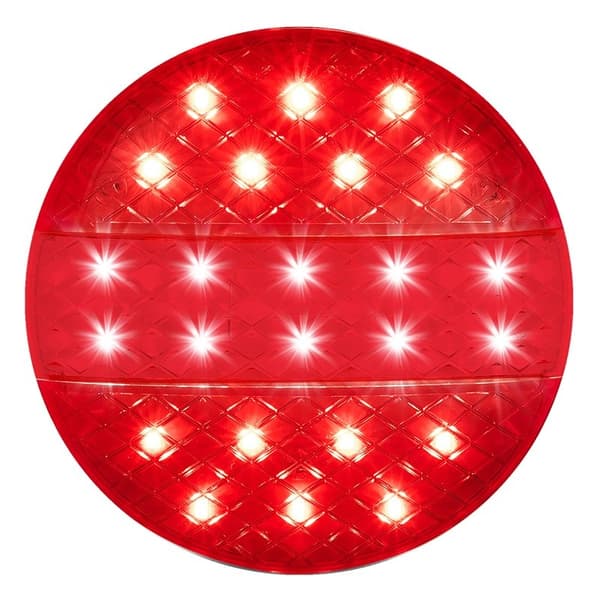 Baklykt 12/24V 3 funksjoner 140mm STF LED