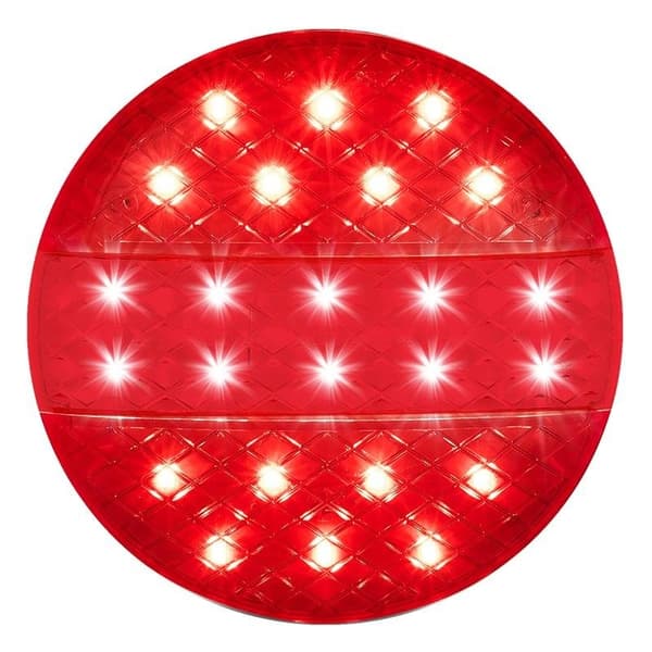 Baklykt 12/24V 3 funksjoner 140mm STF LED i blister