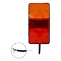 Miniatyrbilde 3 av 5: Baklykt 12/24V 4 funksjoner 80x150mm LED i blister