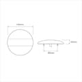 Miniatyrbillede 5 af 5: Baglygte 12/24V 3 funktioner 140mm STI LED