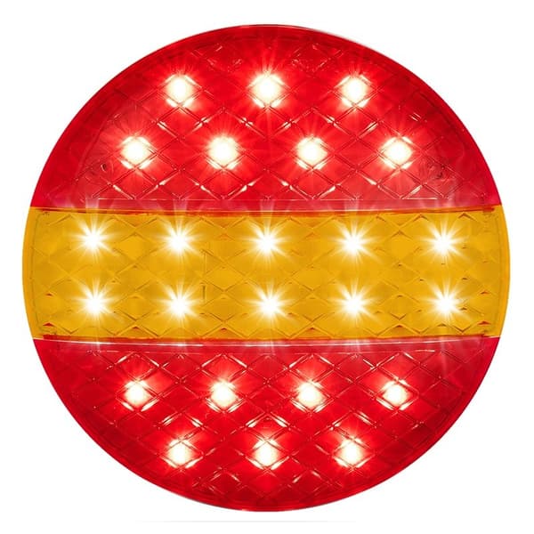 Baglygte 12/24V 3 funktioner 140mm STI LED