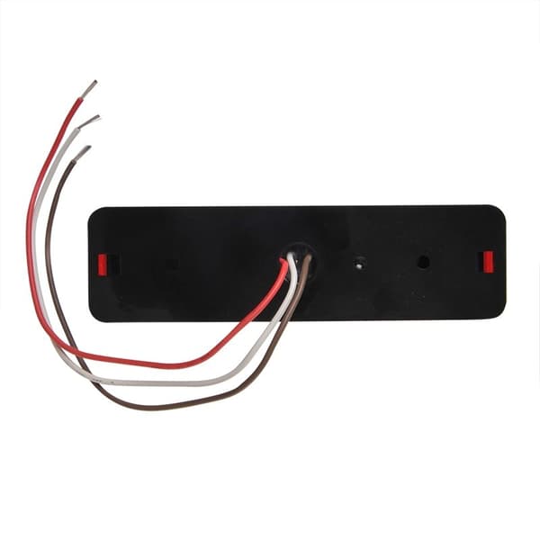 Baklykt 12/24V 2 funksjoner 135x38mm LED med holder sort
