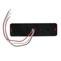 Miniatyrbilde 3 av 4: Baklykt 12/24V 2 funksjoner 135x38mm LED med holder sort