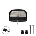 Miniatyrbild 2 av 4: Nummerskyltslampa 12/24V 70x42mm LED 2P. för 343871/72