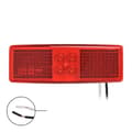 Miniatyrbilde 3 av 5: Bakre posisjonslykt 12/24V rød 110x40mm LED i blister