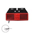 Miniatyrbillede 2 af 4: Baglygte 12/24V rød 110x40mm LED med holder