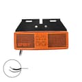Miniatyrbilde 2 av 4: Sidemarkeringslampe 12/24V rav 110x40mm LED med holder