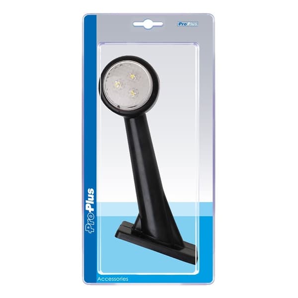 Outline markeringslampa 12/24V röd/vit 166x193mm LED kvar i blister