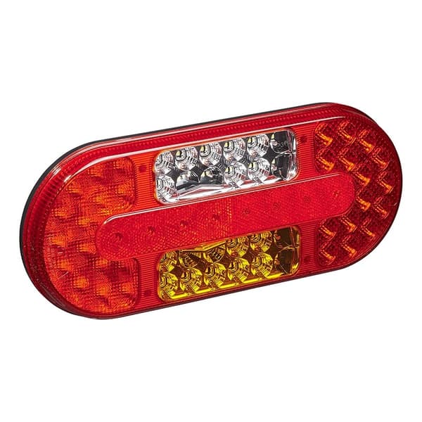 Baklykt 6 funksjoner 323x134mm 54LED venstre