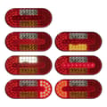 Miniatyrbilde 6 av 7: Baklykt 6 funksjoner 323x134mm 54LED venstre