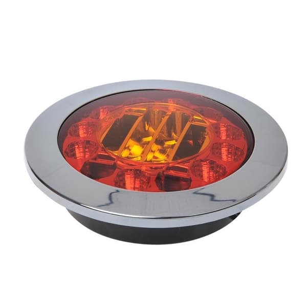 Baklykta 3 funktioner 122mm 24LED krom i blister