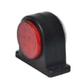 Miniatyrbild 1 av 3: Outline markeringslampa röd/vit 68x62mm 8LED