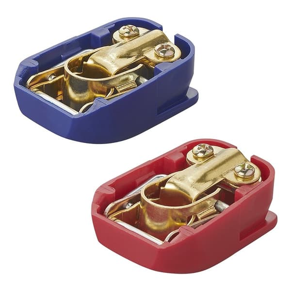 Batteriklämma (+) och (-) med snabbkoppling
