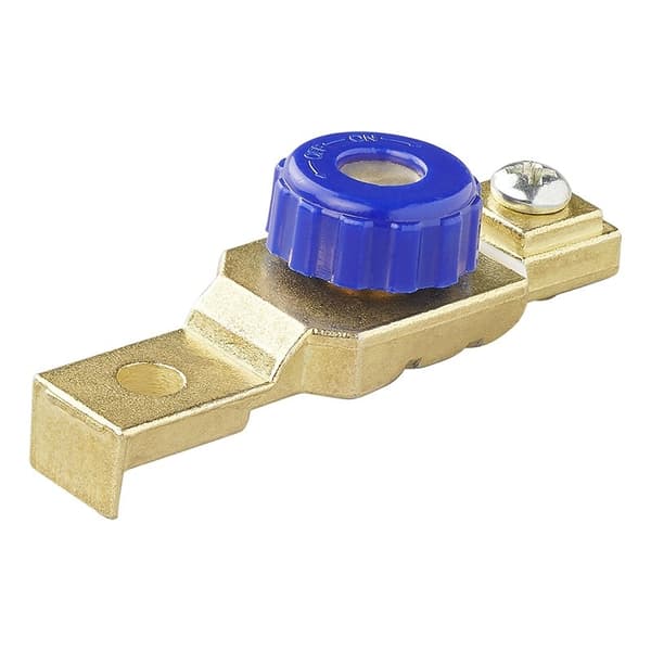 Batteriklemme (-) med frakoblingsbryter for motorsykkel