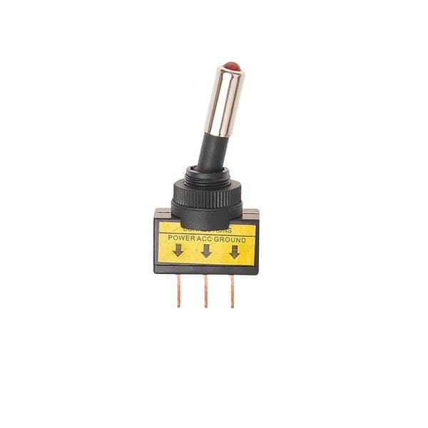 Vippebryter LED rød 12V-maks. 20A