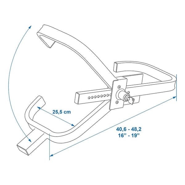 Hjulklemme XL 16 - 19 tommer