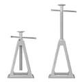 Miniatyrbilde 3 av 7: Stabilisator stativer - sett med 4 stk aluminium