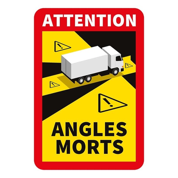 Tarra "Huomiokulmat Morts!" kuorma-auto
