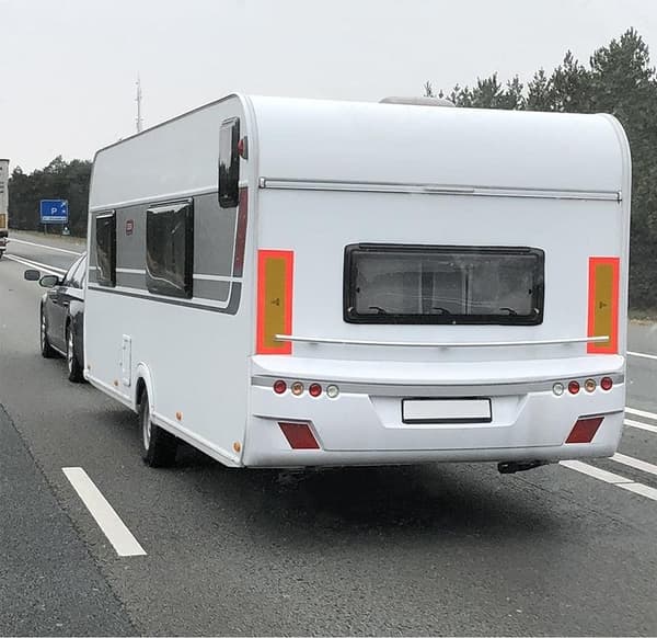Varselskilt bak i aluminium "ECE 70"