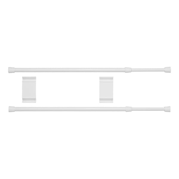 Kaksinkertainen kaappitanko jatkettava 41-71 cm