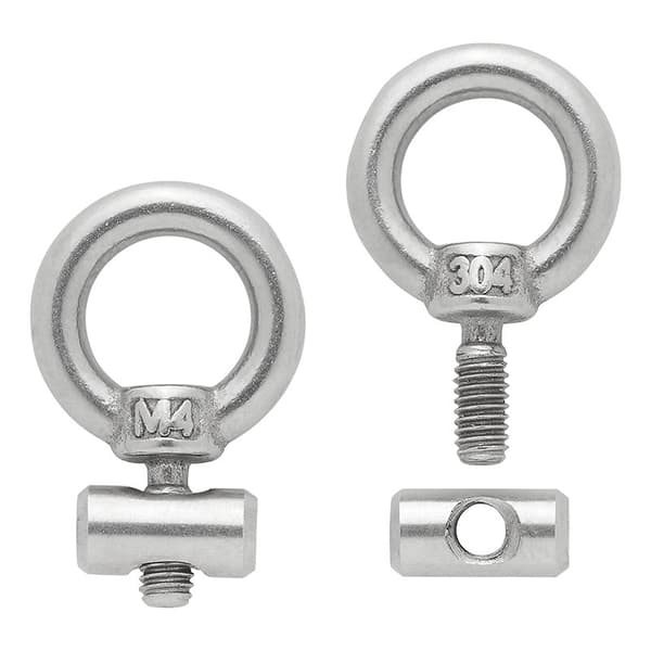 Markisskenastopp 6 - 9 mm rostfritt stål - set om 2 stycken