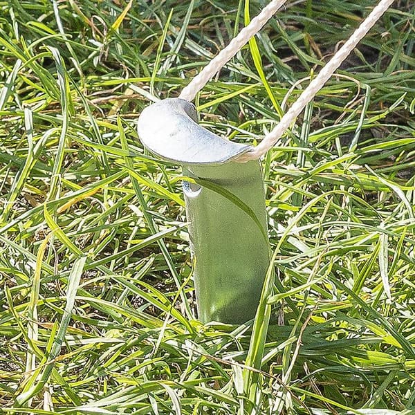 Tältpinne 40cm metallribbad