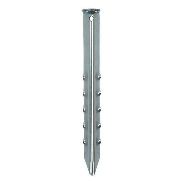 Tältpinne 30cm metallribbad 2 stycken i polybag