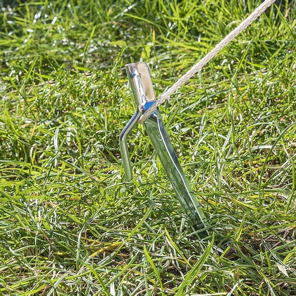 Telttanauha 30cm metalli koukulla 6 kpl polybagissa