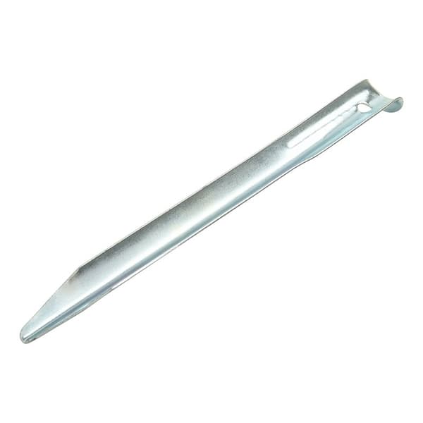 Teltpæl 22cm metal halvrund 10 stk i polybag