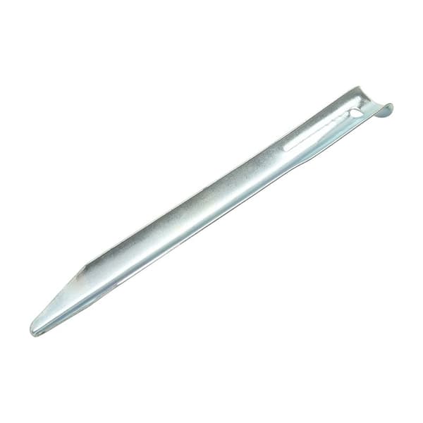Teltpæl 22 cm metal halvrund