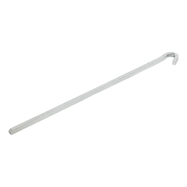 Rock peg 30cm metall fyrkant 6 stycken i polybag