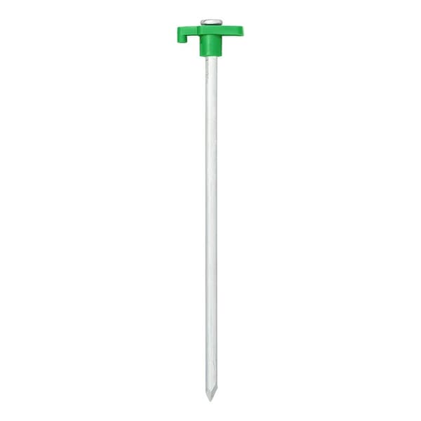 Telttanauha 25 cm metallia, muovinen koukku, joka hehkuu pimeässä