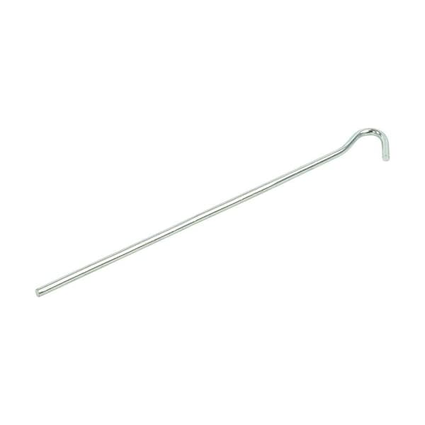 Tältpinne 22cm metall med öppet öga 10 stycken i polybag