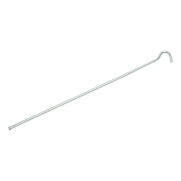 Teltpinne 30cm metall med åpent øye