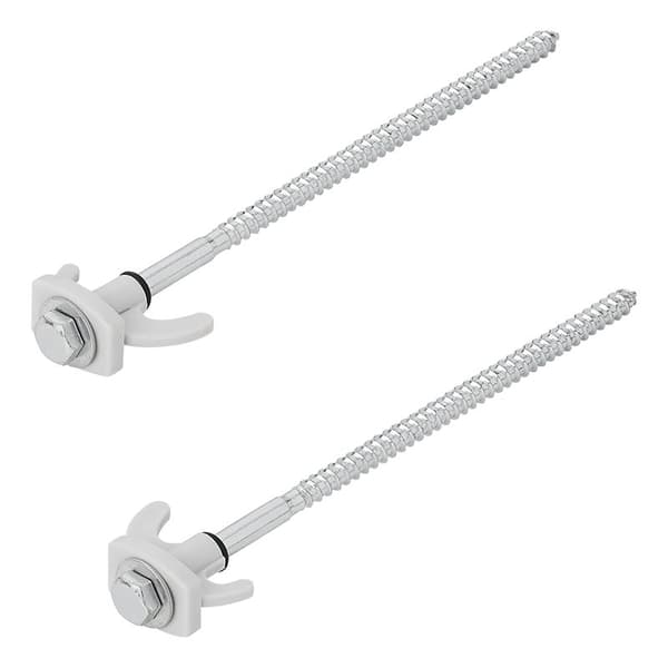 Telttatappi 20cm metallinen ruuvattava muovikoukulla 6 kpl polybagissa