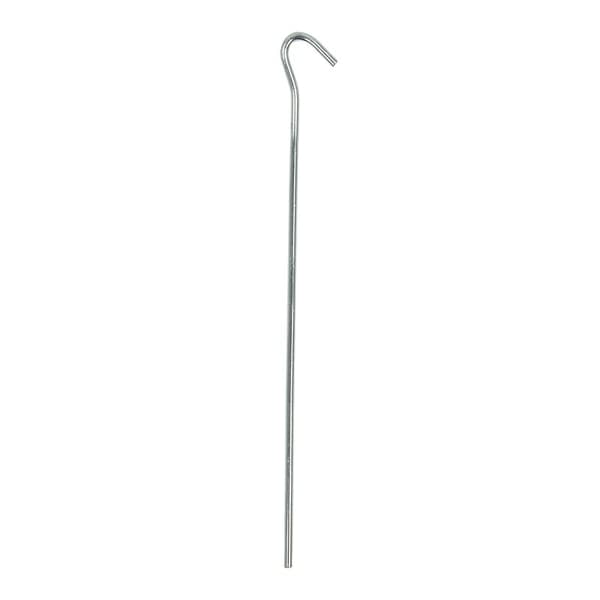 Teltpæl 25 cm metal med åbent øje