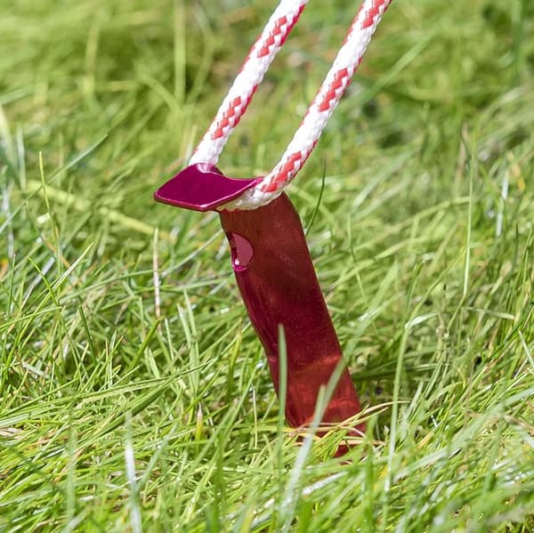 Teltpæl 18,5 cm aluminium ribbet