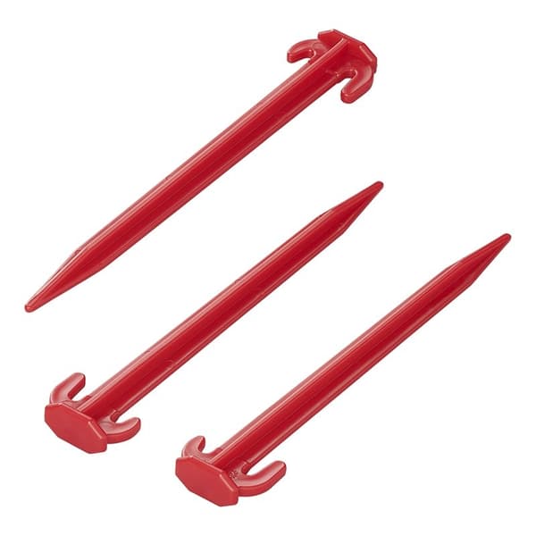 Tältpinne 19cm plast 6 stycken i polybag