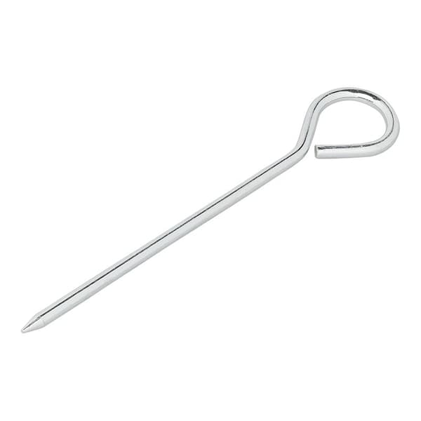 Teltpæl 19cm aluminium med øje 10 stk i polybag