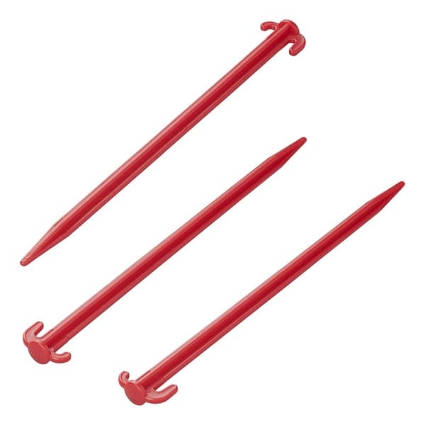 Tältpinne 30cm plast 6 stycken i polybag