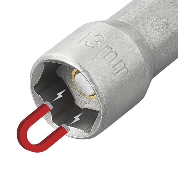 Adapter 13mm med magnet for accudrill
